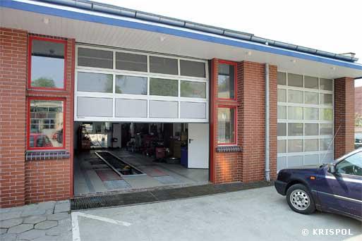 Nosto-ovi Industrial K2 Alumiini tuplalasi