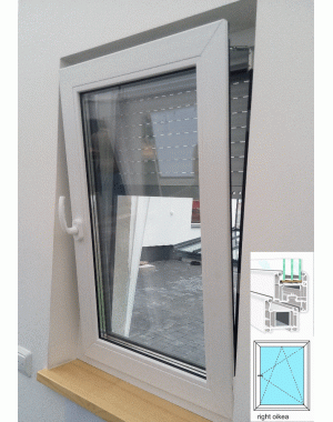 PVC-window opening