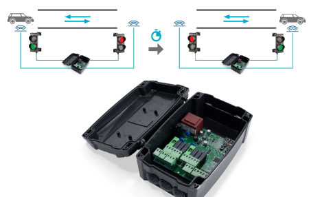 (image for) Traffic control lights control board