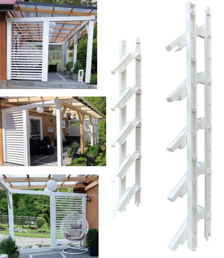 (image for) Mechanism for wooden blinds white