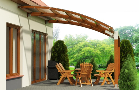(image for) Carport single PUU01side