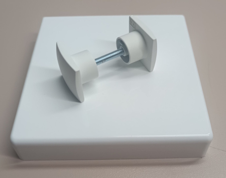(image for) Matte white knob pair