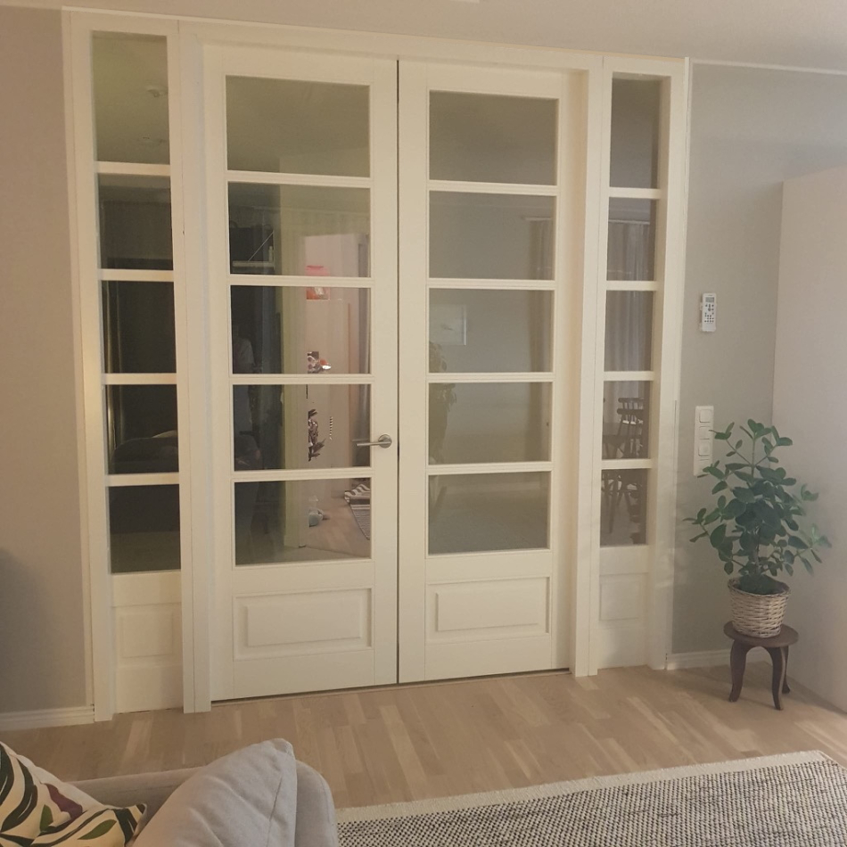 Lisäkuvat tuotteelle Puukarmillinen lasiseinä mittojen mukaan