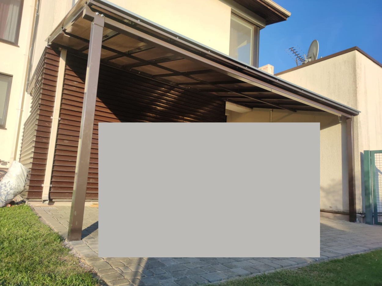 Lisäkuvat tuotteelle Terassikatos T2 5,4 x 2,4 m